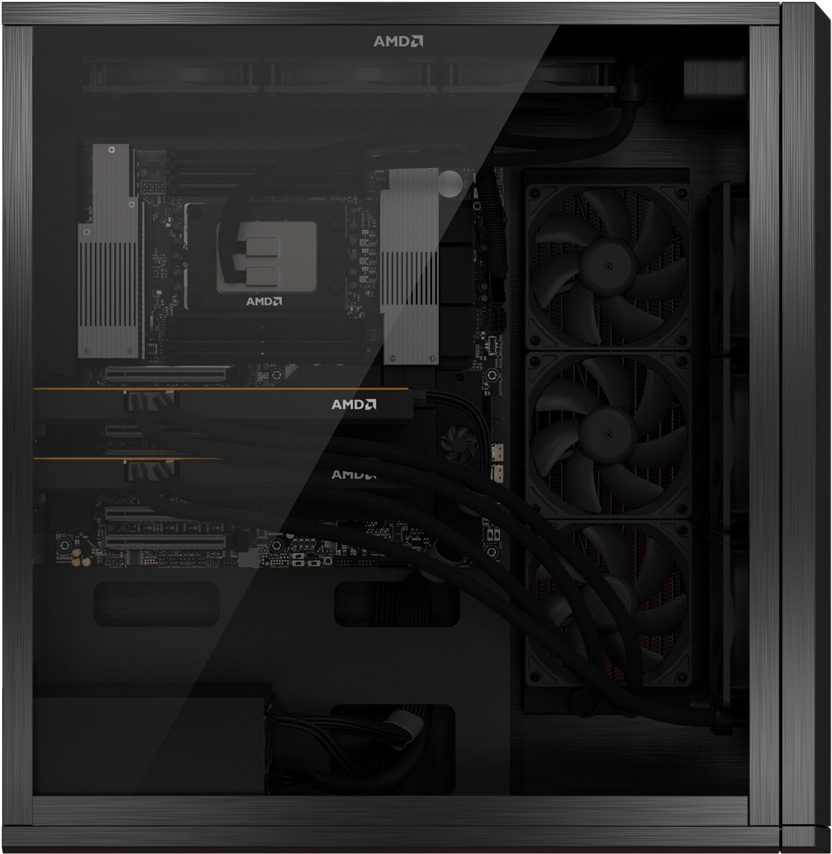 AMD Halo Station発表|MI350P最大4基を搭載